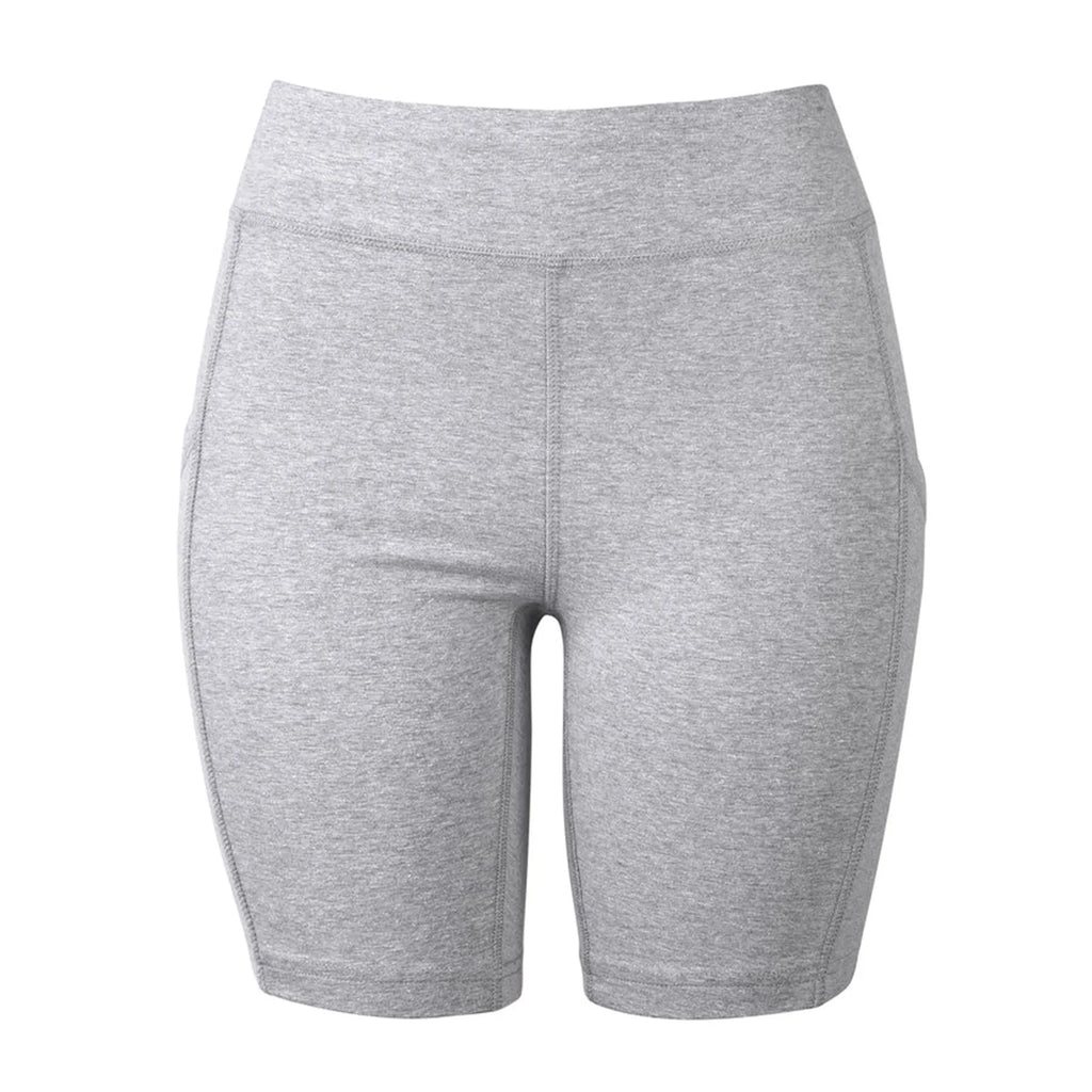LADIES COTTON 15 INCH OUTSEAM SHORTS WITH POCKETS