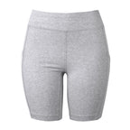LADIES COTTON 15 INCH OUTSEAM SHORTS WITH POCKETS