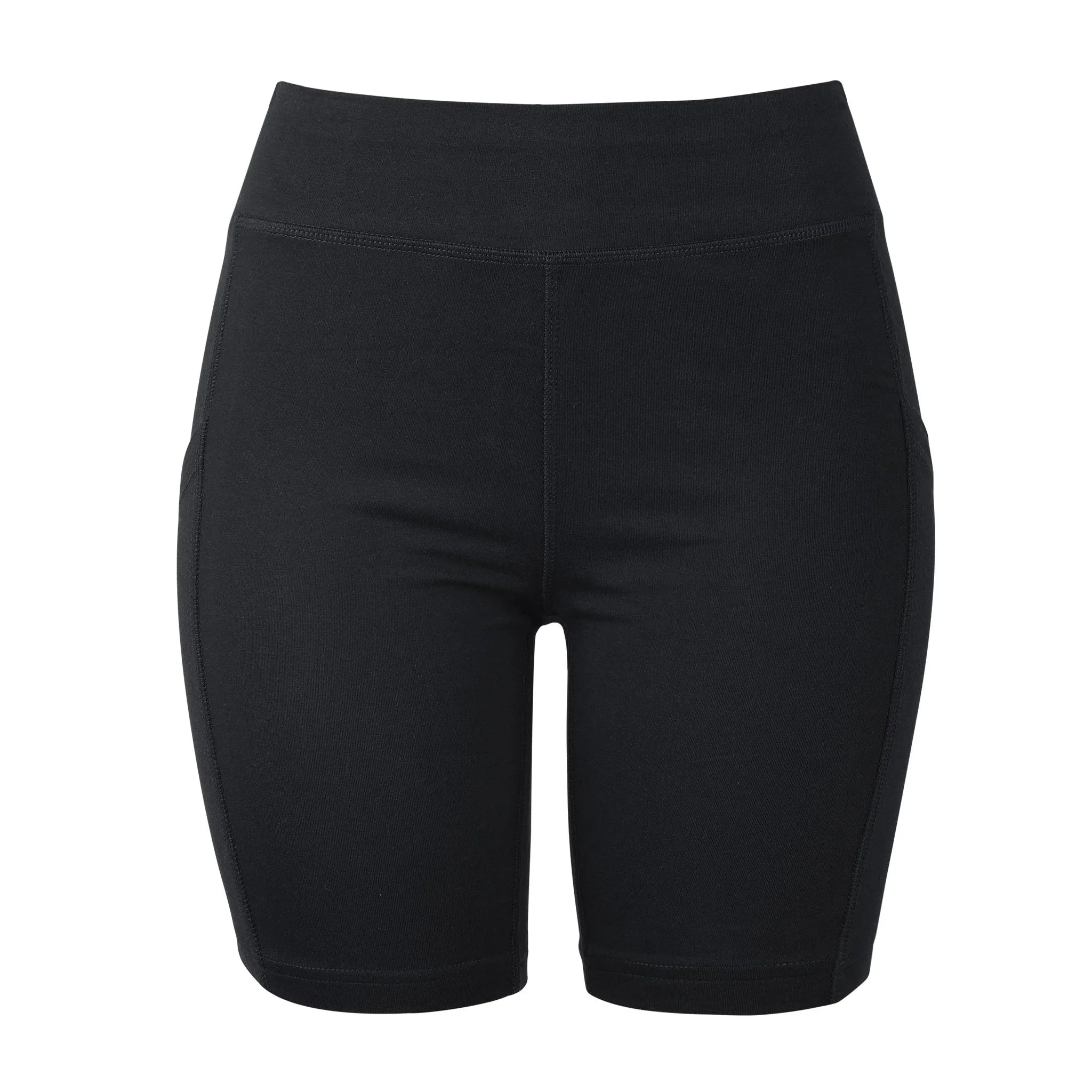 LADIES COTTON 15 INCH OUTSEAM SHORTS WITH POCKETS
