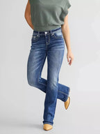 Bell Bottom Jeans Women Flared  Slim fit