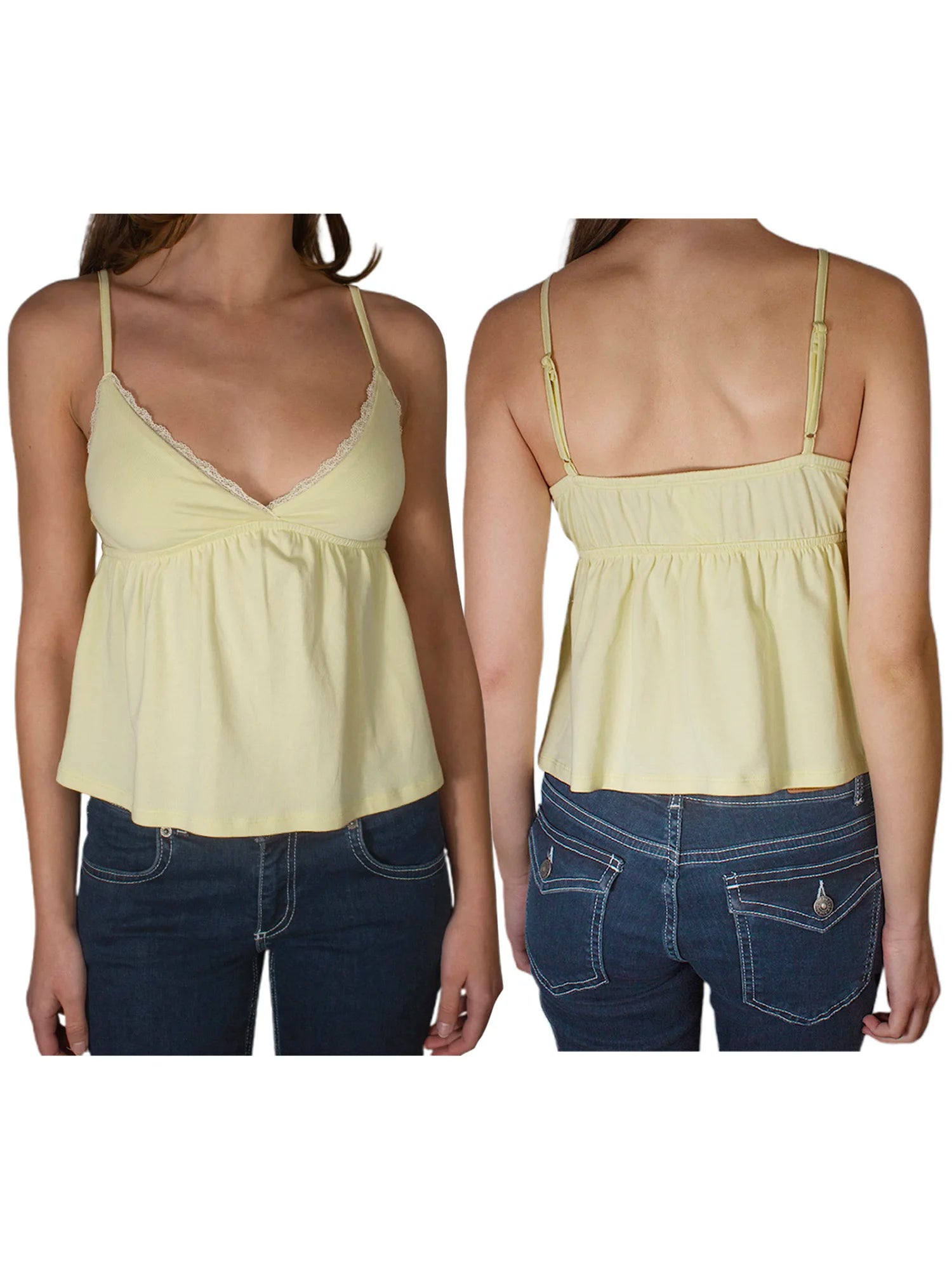 Sleeveless Lace Camisole Tank Tops, Spaghetti Straps