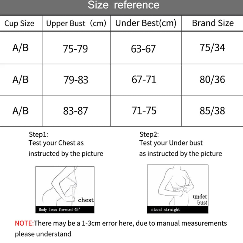 Push Up Bra Sexy Women's Deep V Underwire