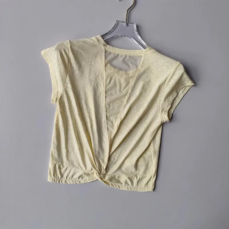 Breathable Workout top Loose Gym Clothes