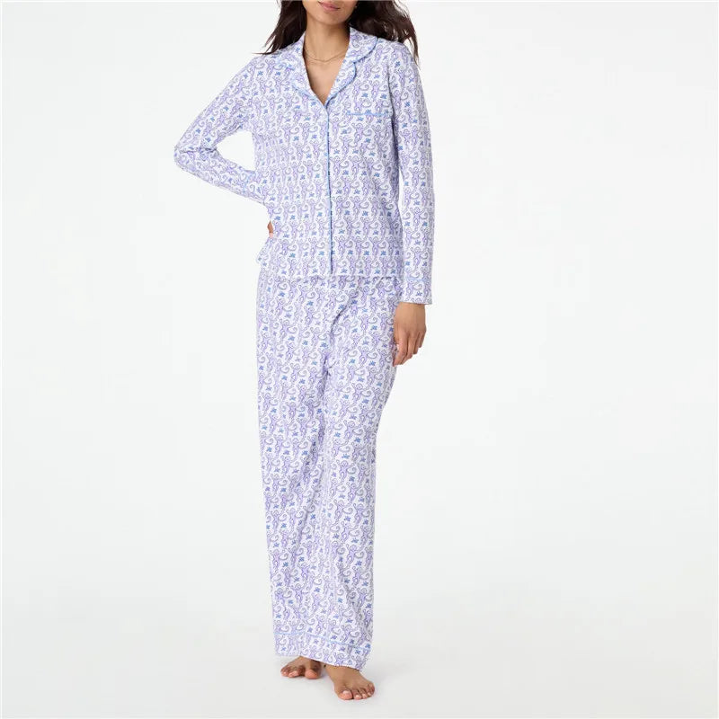 Pants Sets For Women Long Sleeve Pajamas, Loungewear