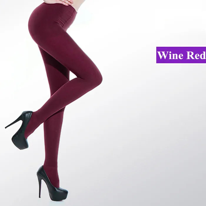 Women Opaque Pantyhose Warm Nylon Footed Stocking