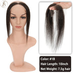 100% Human Hair Patches Natural Hairpiece