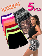 Random 5colors Women Summer Biker Shorts