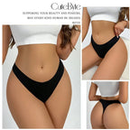 3Pcs/Set Seamless Thong Cotton Panties