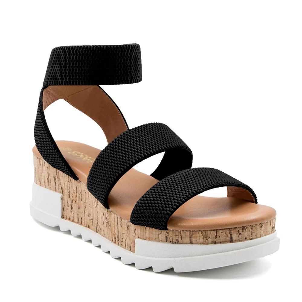 Summer Women's Sandals Platform Wedge Shoe cork