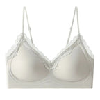 Seamless Lace Thin Small Bust  Bra