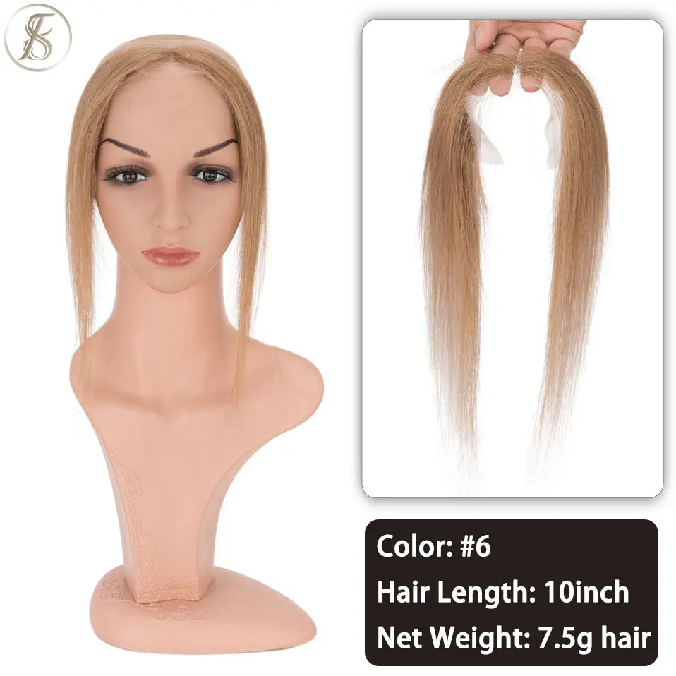 100% Human Hair Patches Natural Hairpiece