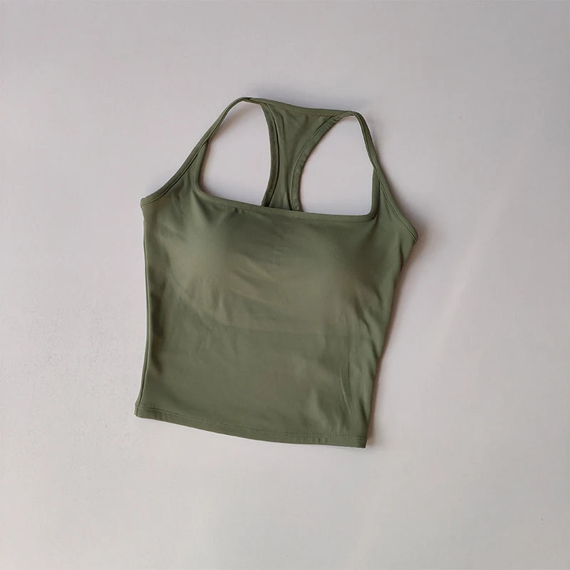 Fitness Vest with Chest Pad Yoga Clothing