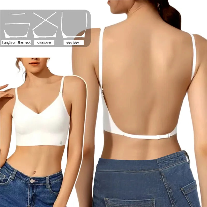 Women Invisible Back Bra Lingerie