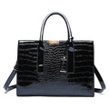 Crocodile Print Women Handbags Purse Tote