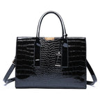 Crocodile Print Women Handbags Purse Tote