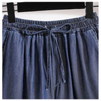 Loose Plus Size Shorts Woman  Wide Leg