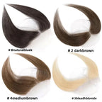 100% Human Hair Patches Natural Hairpiece