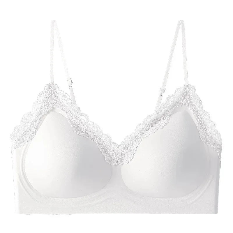 Seamless Lace Thin Small Bust  Bra
