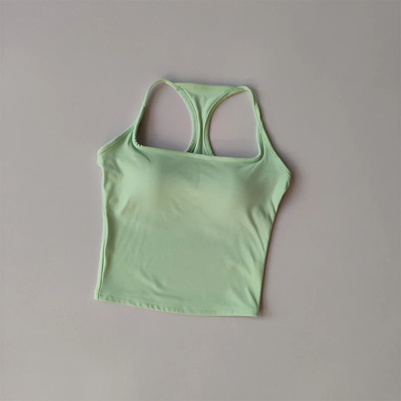 Fitness Vest with Chest Pad Yoga Clothing