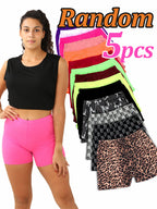 Random 5colors Women Summer Biker Shorts