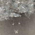 Moissanite Butterfly Fashion Women's Necklace