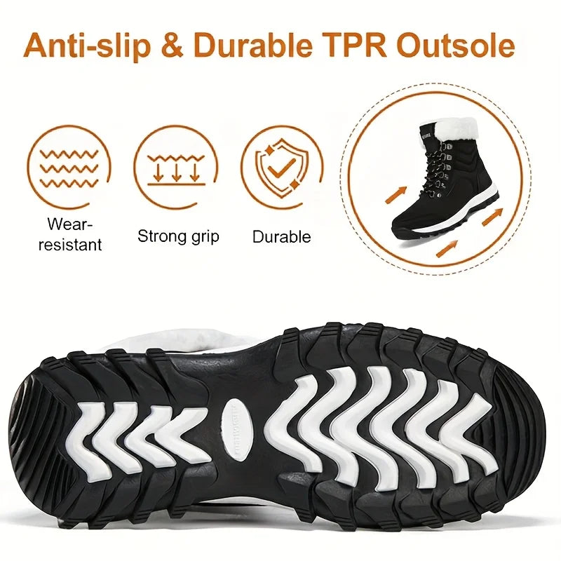 Snow Boots Outdoor Work, Quality Slip On