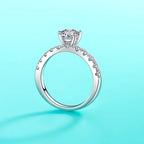 D Color 1-3 Carat Moissanite Four Claw Jewelry