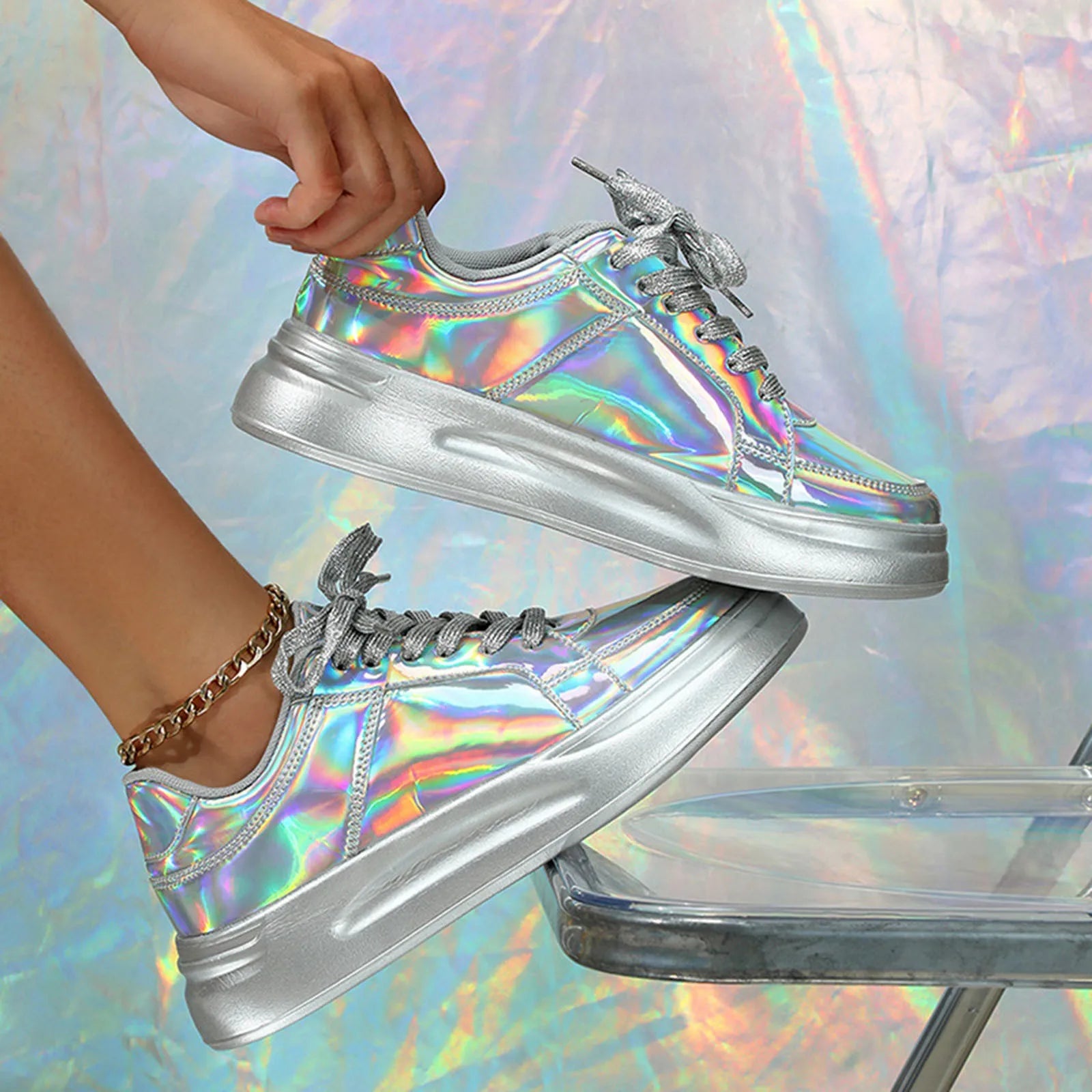 Women Casual Shoes Fashion Breathable Walking Sneakers