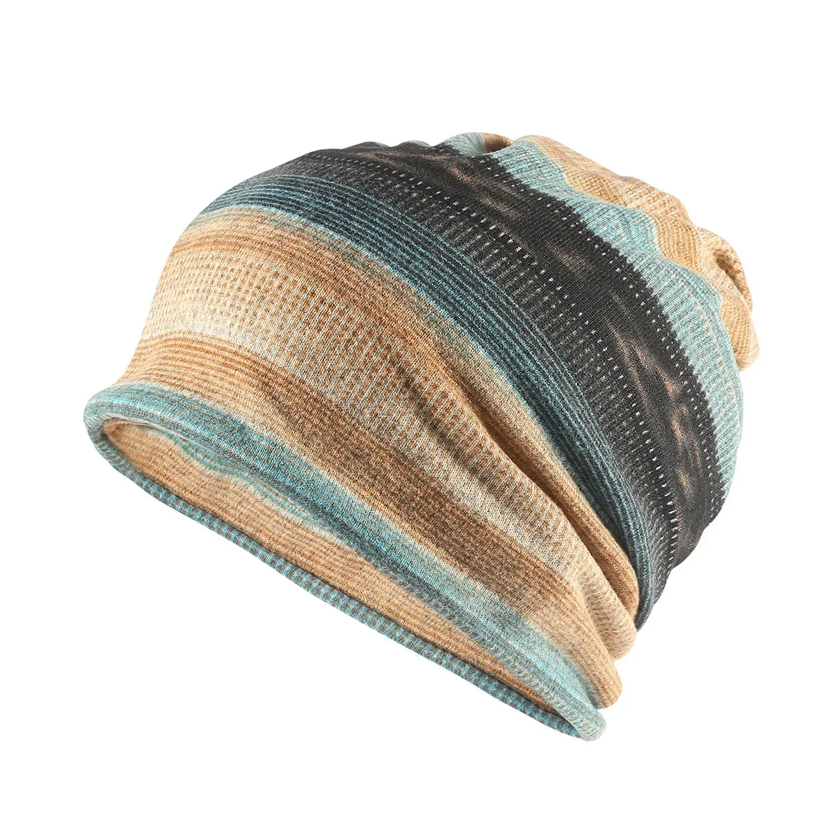Quality Female or Men's cap, Breathable Striped Bohemian hat
