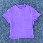 Women's  Fitting Sports T-shirt Quick Drying Short sleeve