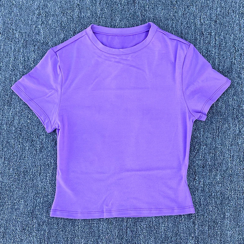 Women's  Fitting Sports T-shirt Quick Drying Short sleeve