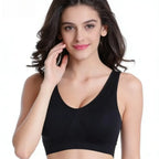 Wirefree Bra No Pad, Sleep Yoga Bra Plus Size