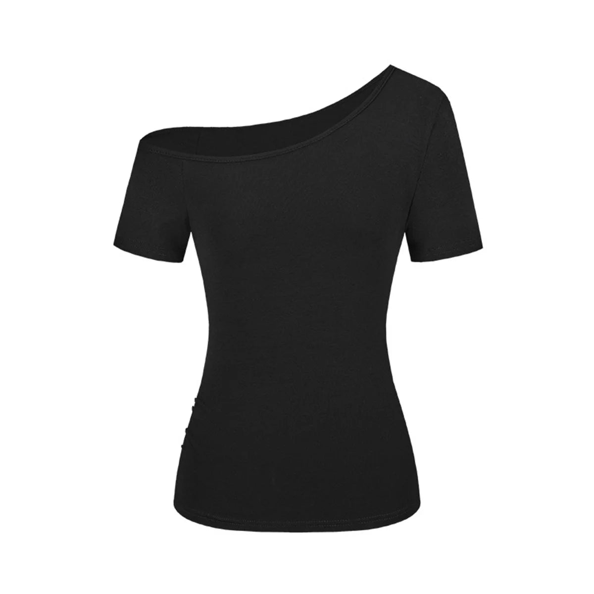 Y2k Sport Off shoulder Top Women Short sleeve T shirt