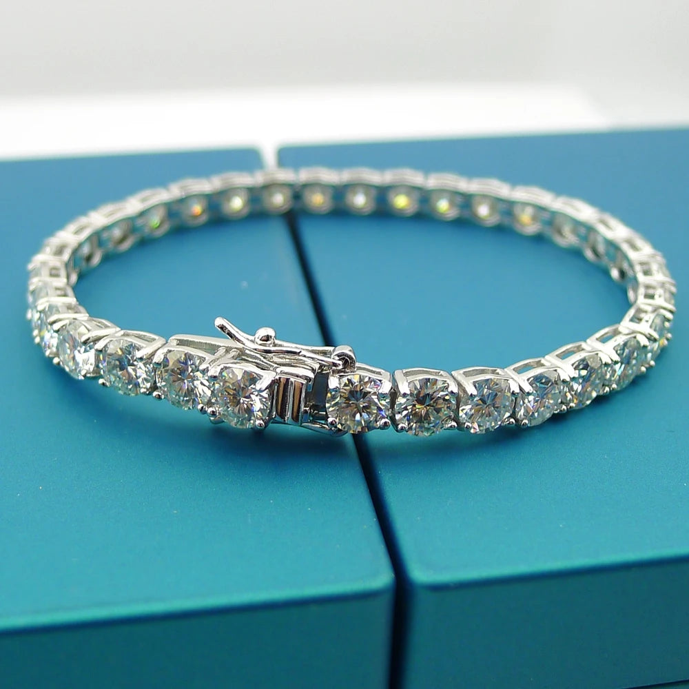 3mm 4mm 5mm 6.5mm Moissanite Diamond Tennis Bracelet