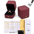 Moissanite D Color 1-3ct Gold Engagement Rings Wedding Jewelry