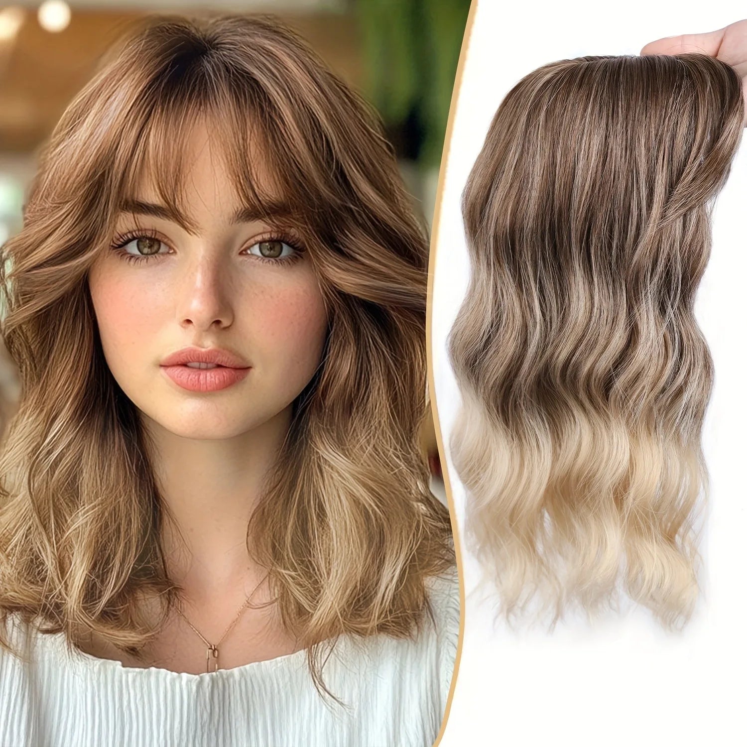 Hair Toppers For Women, 14inch Curly Hair