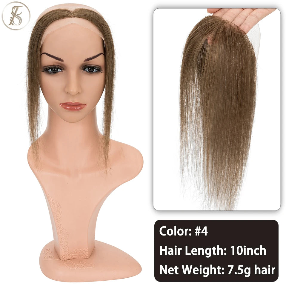 100% Human Hair Patches Natural Hairpiece