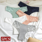 5Pcs/Set Cotton Panties Women Comfort Sexy Lingerie