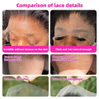 #4 Chocolate Brown Straight 13x6 HD Lace Frontal Wig 
13x4 Lace Front 30 36 46 Inches Brazilian Human Hair Wigs For Black Women