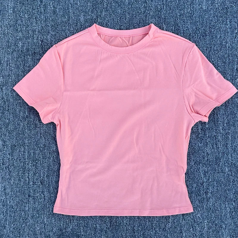 Women's  Fitting Sports T-shirt Quick Drying Short sleeve