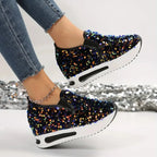 Sneakers Women Sequine Shoes