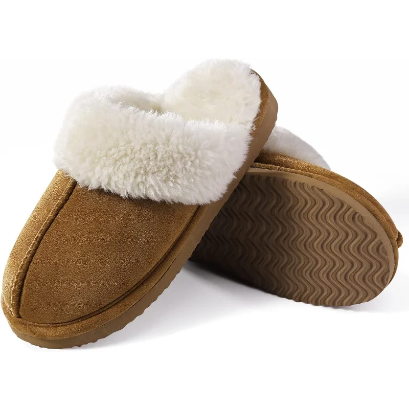 Fuzzy Memory Foam Slippers Indoor and Outdoor