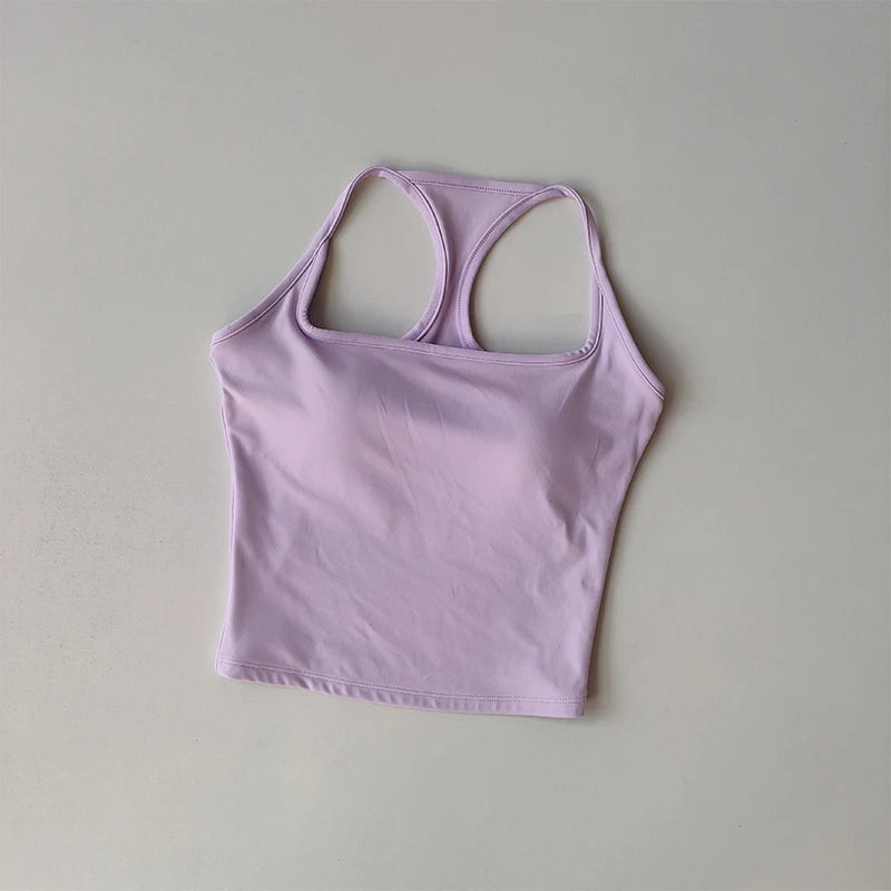 Fitness Vest with Chest Pad Yoga Clothing