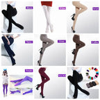 Women Opaque Pantyhose Warm Nylon Footed Stocking