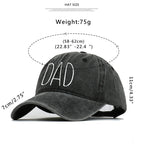 DAD MOM Embroidery Baseball Cap Unisex  Sun Hat