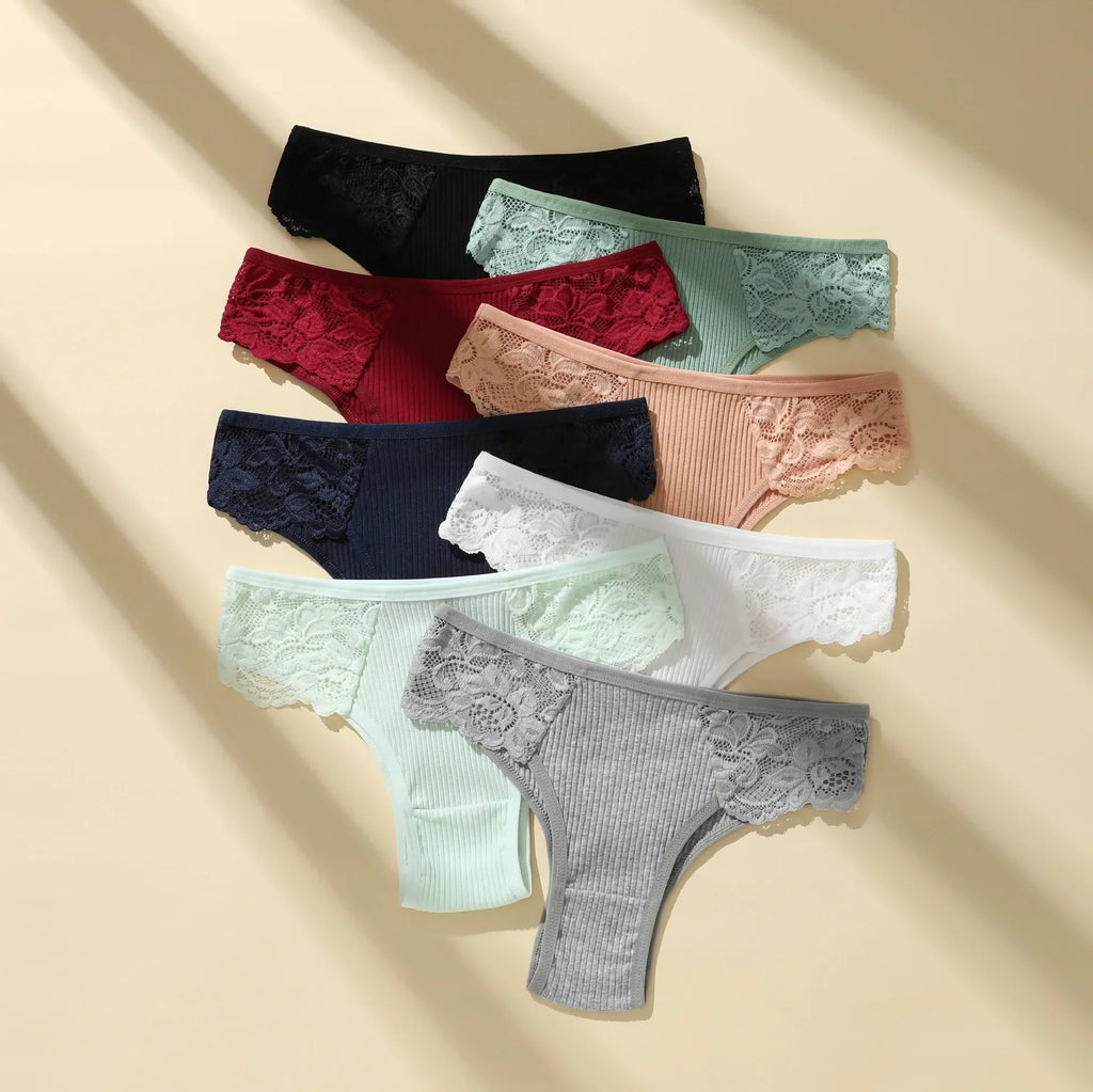 5Pcs/Set Cotton Panties Women Comfort Sexy Lingerie