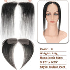 100% Human Hair Patches Natural Hairpiece