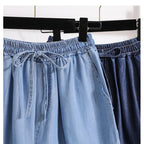 Loose Plus Size Shorts Woman  Wide Leg