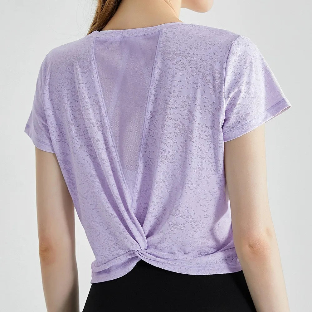 Breathable Workout top Loose Gym Clothes