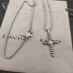 DY Classic Pendant Necklaces Elegant Designs Suitable for Men and Women